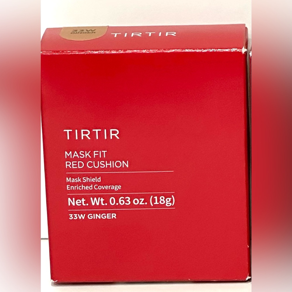 NEW, TIRTIR Mask Fit Red Cushion Foundation 0.63 fl oz 33W Ginger - Picture 11 of 11